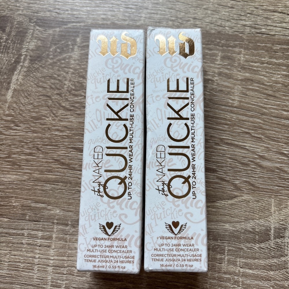 LOT OF 2 URBAN DECAY STAY NAKED QUICKIE MULTI-USE CONCEALER #20CP FAIR 0.55 OZ